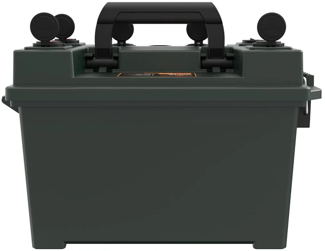 Alt view image 4 of 7 - 12V Portable Waterproof Battery Box for 30/20/10Ah Lifepo4 Battery RV Boat Portable Power Station for Amateur Radio/Auto/Trailer/RV/Boat, QC3.0 Quickly Charger, PD 18W, 30A Anderson Plug