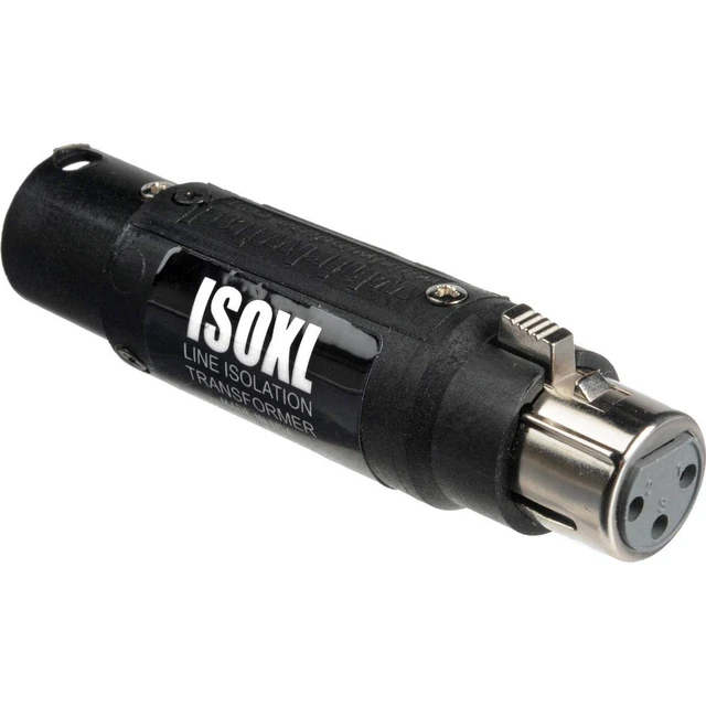 Alt view image 2 of 2 - ISOXL Line-Level Isolation Transformer, 3-Pin XLR Male/Female Connectors