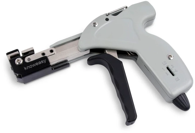 Main image of 600N Stainless Steel Zip Tie Gun, Flush Cut Tool, Cable Management Cable management and automotive work; Designed for accurate product selection; Practical for professional and DIY projects