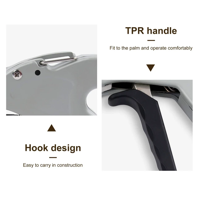 Alt view image 3 of 6 - 600N Stainless Steel Zip Tie Gun, Flush Cut Tool, Cable Management Cable management and automotive work; Designed for accurate product selection; Practical for professional and DIY projects