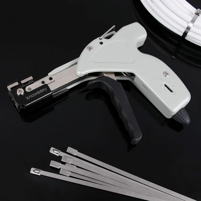 Alt view image 6 of 6 - 600N Stainless Steel Zip Tie Gun, Flush Cut Tool, Cable Management Cable management and automotive work; Designed for accurate product selection; Practical for professional and DIY projects