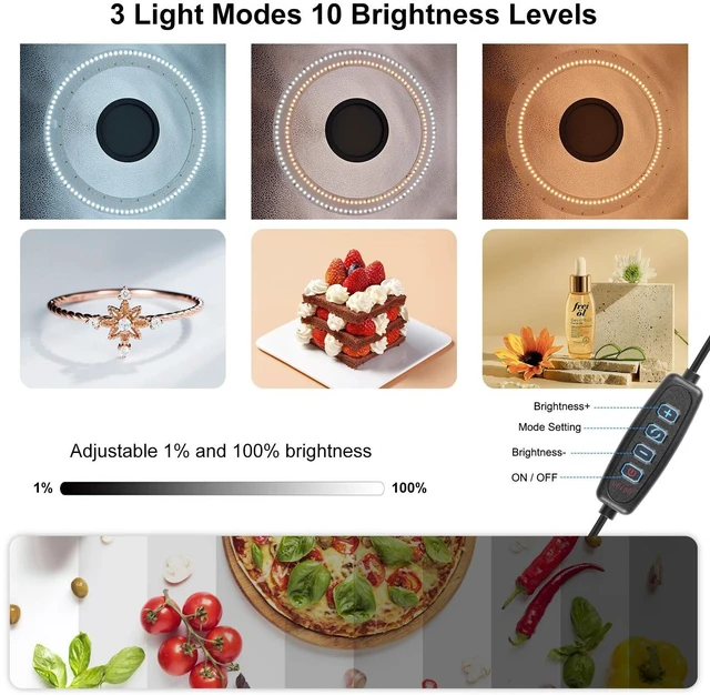 Alt view image 2 of 7 - Light Box Photography, 20x20 inch Portable Photo Studio Light Box, Professional Dimmable Quick Charge USB-C Photo Booth with 200 LED Lights & 12 Color Backdrops Photo Box for Product Photography