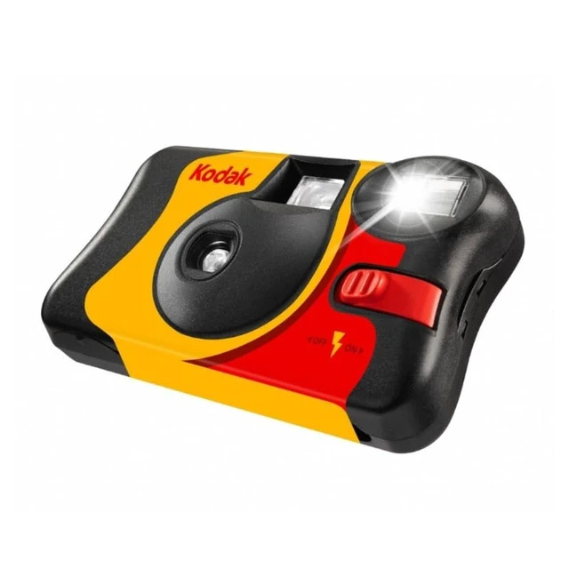 Alt view image 3 of 5 - FunSaver 35mm Single Use Disposable Camera Updated Version with Sliding Flash Switch (27 Exposures) 4 Pack + Microfiber Cleaning Cloth