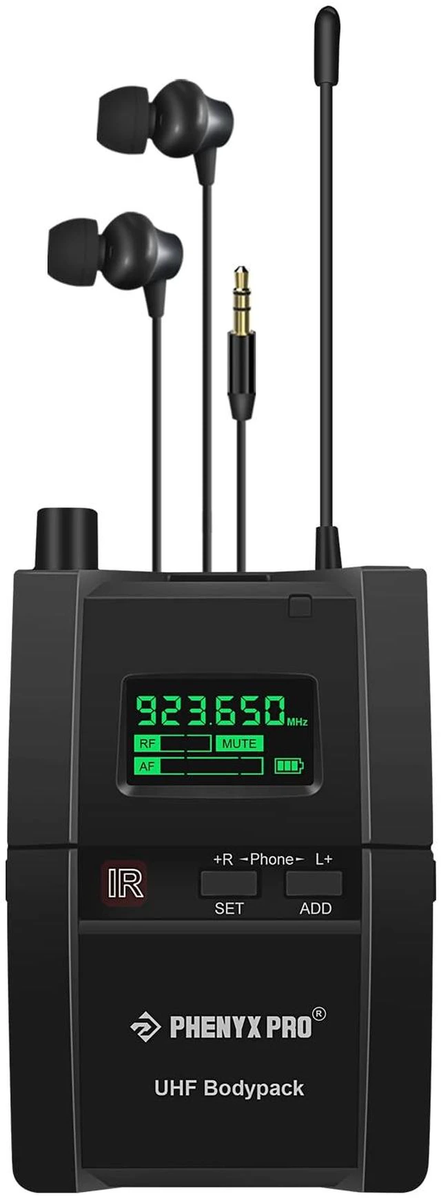 Main image of PTM-10 Stereo Wireless in Ear Monitor System Bodypack Receiver, Performance with 89 Adjustable Frequencies