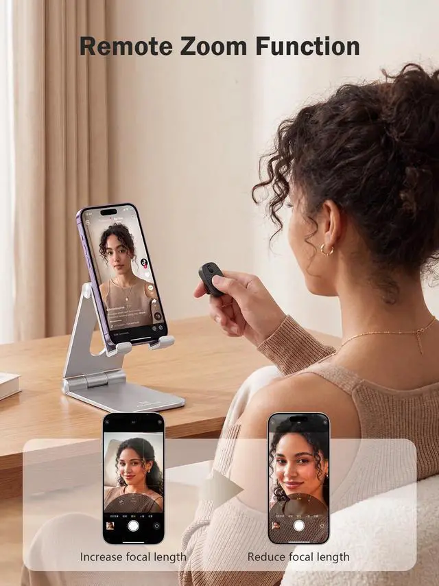 Alt view image 4 of 6 - TikTok Scrolling Ring for iphone, Bluetooth Page Turner for iPad iOS Android Tablet, Fingertip Wireless Scroller Page Turner for, TikTok, YouTube, Instagram, Android Phone, Camera Remote Control