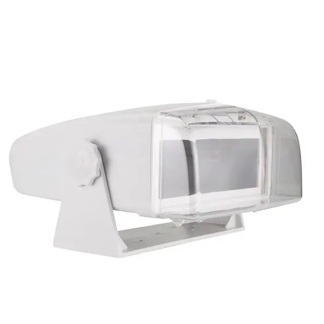 Alt view image 3 of 5 - MH200 Universal Marine Radio Housing Single DIN Waterproof | Fully enclosed waterproof design, transparent fold-down door, gimbal mount, fits single-DIN stereos, universal boat fit