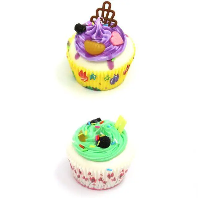 Alt view image 5 of 6 - 6Color Realistic Artificial Fake Cake Cupcake Model Home Staging Equipment Crafts Photography Props Home Decoration