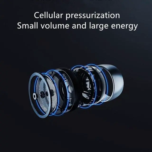 Alt view image 2 of 6 - Portable Speaker, Crystal 3W 27mm 8 Mini Wireless Speaker with 3.5mm Aux Audio Jack Plug in Clear Bass Micro USB Port Audio Dock for Smart Phone, for Pad, Computer (Black)