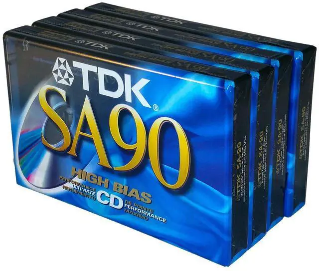 Main image of SA 90 High Bias Ultimate CD Performance Blank Audio Cassettes, 4 Pack