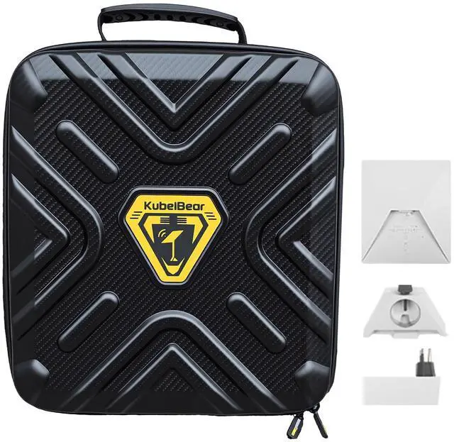Main image of Starlink Mini Carry Case - Protective Waterproof Storage Bag Pouch for SpaceX Starlink Mini Dish, Travel-Friendly Design with Handle, Perfect for RV, Van, Camping & Outdoor Use (Black PU)
