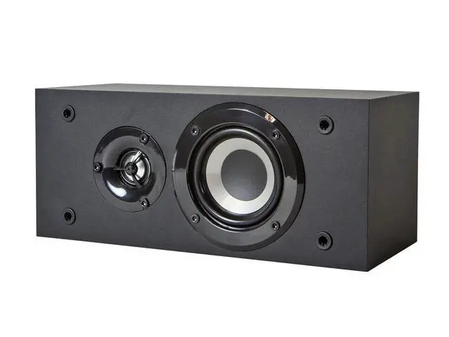 Alt view image 2 of 4 - PREMIUM HOME THEATER CENTER CHANNEL SPEAKER_ BLACK