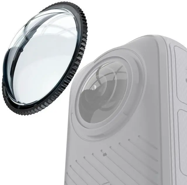 Main image of Premium lens guards Compatible with Insta360 X4 lens guards set, 10H Hardness Tempered Glass HD/No bubbles/Anti-Scratch/Drop Resistant, Auto Recognition Magnetic Twist Lock Camera Accessories