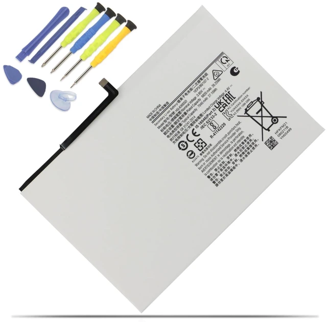 Main image of HQ-6300SD HQ-6300SA Tablet Battery for Samsung Galaxy Tab A8 10.5 inch | 2021 2022 SM-X200 SM-X200N SM-X205 SM-X205N SM-X205NZAAEUE SM-X200NZAAEUA 3.85V 27.1Wh 7040mAh with Tools, Extended runtime