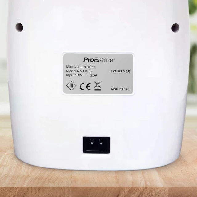 Alt view image 2 of 3 - Mini Dehumidifier PB-02 Power Adapter - 2-Pin Adaptor for Mini Dehumidifier 1200 Cubic Feet