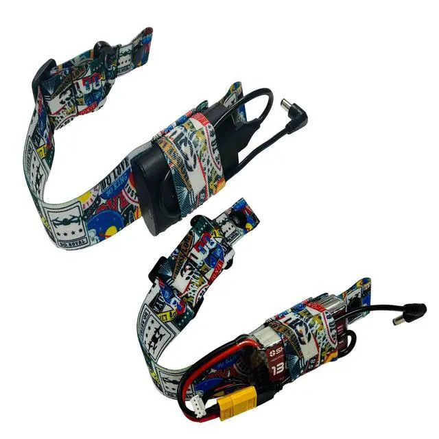 Alt view image 5 of 6 - Head Strap and Power Cable XT60 for DJI FPV Goggles V2 Lipo Battery | Accessories for FPV Goggles V2 Comb, Head Strap and Short Power Line, Power Cable XT60 Male Plug (NOT for Avata Goggles 2)