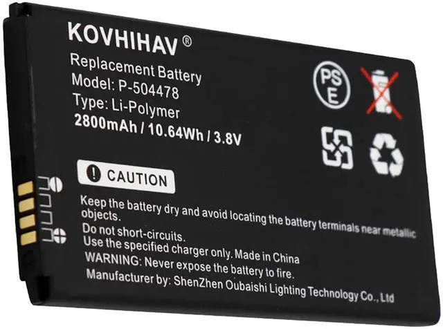 Main image of Replacement Battery for ADT Command Secondary Color Touchscreen Keypad,fits P-504478 2800mAh 3.8V