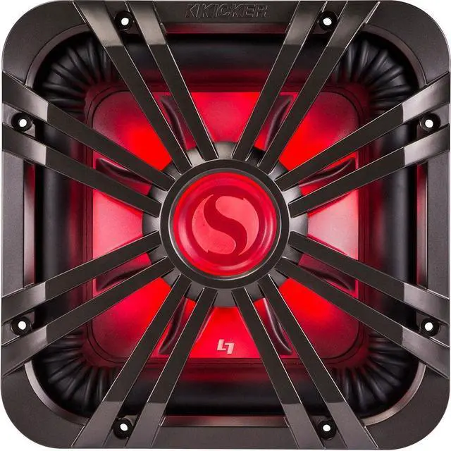 Alt view image 2 of 3 - 12-inch (30cm) Square Subwoofer Grille for 11S12L7,LED, Charcoal