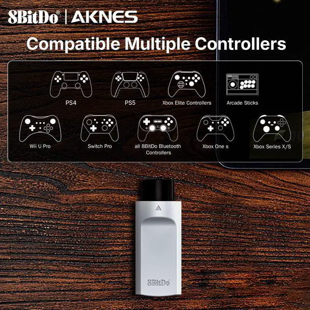 Alt view image 3 of 6 - Retro Receiver Adapter for N64 Console, Support Vibration & Memory | Compatible with NSO N64,PS5,PS4,X box Series X|S,Switch Pro,X box One Bluetooth Controllers on N64 Console&Windows
