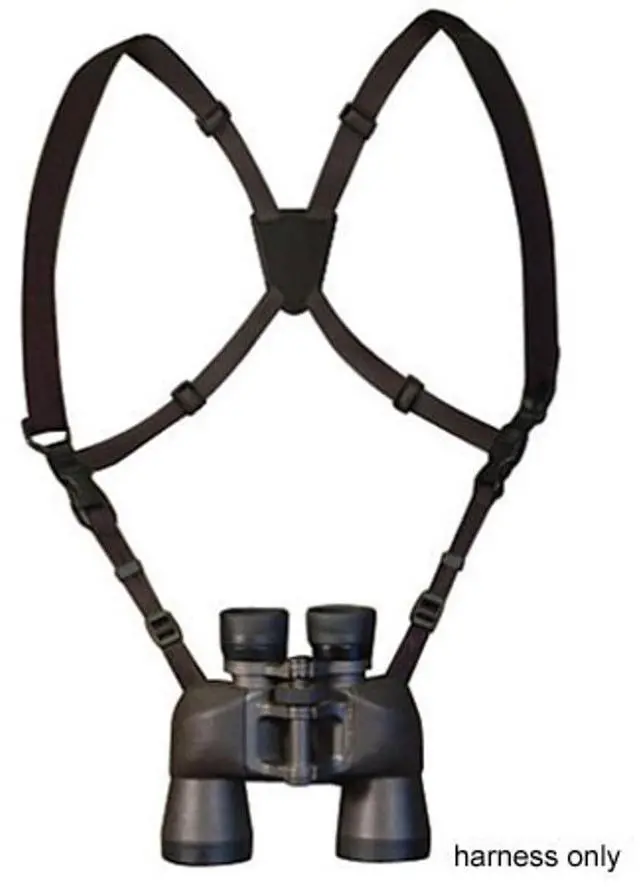 Alt view image 2 of 2 - 6121 PROSTAFF Bino Harness,Black | Elastic shoulder strap system with quick-release connections for birdwatching, hiking and wildlife observation