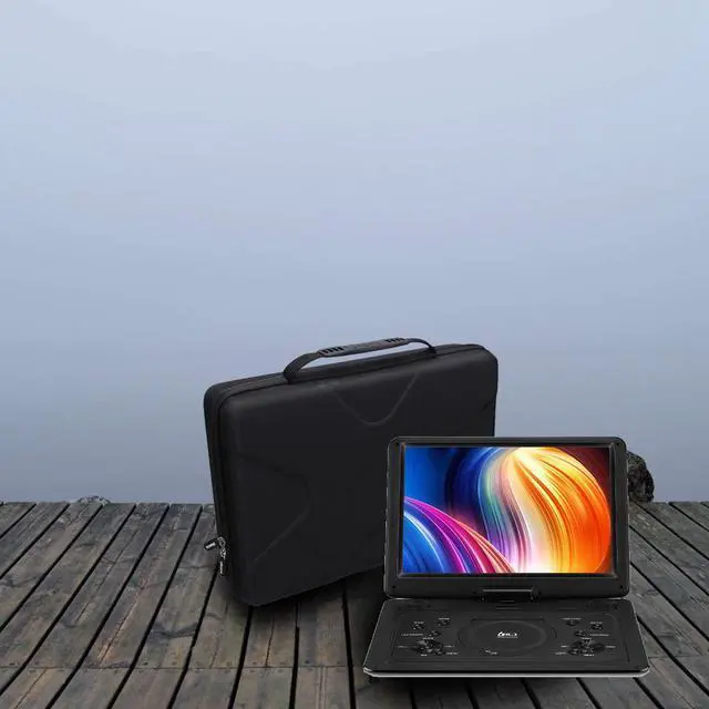 Alt view image 5 of 6 - Case Compatible with DBPOWER 17.9" / DR.J 17.9" / COOAU 17.9" / WONNIE 17.9 / Pyle 17.9 / BOIFUN 17.5" Portable DVD Player, Portable Storage Bag for Accessories (Case Only)