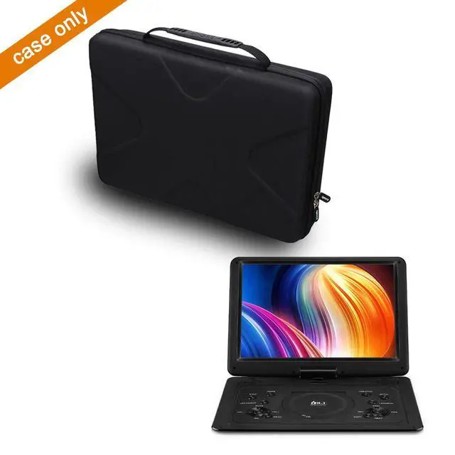 Alt view image 6 of 6 - Case Compatible with DBPOWER 17.9" / DR.J 17.9" / COOAU 17.9" / WONNIE 17.9 / Pyle 17.9 / BOIFUN 17.5" Portable DVD Player, Portable Storage Bag for Accessories (Case Only)
