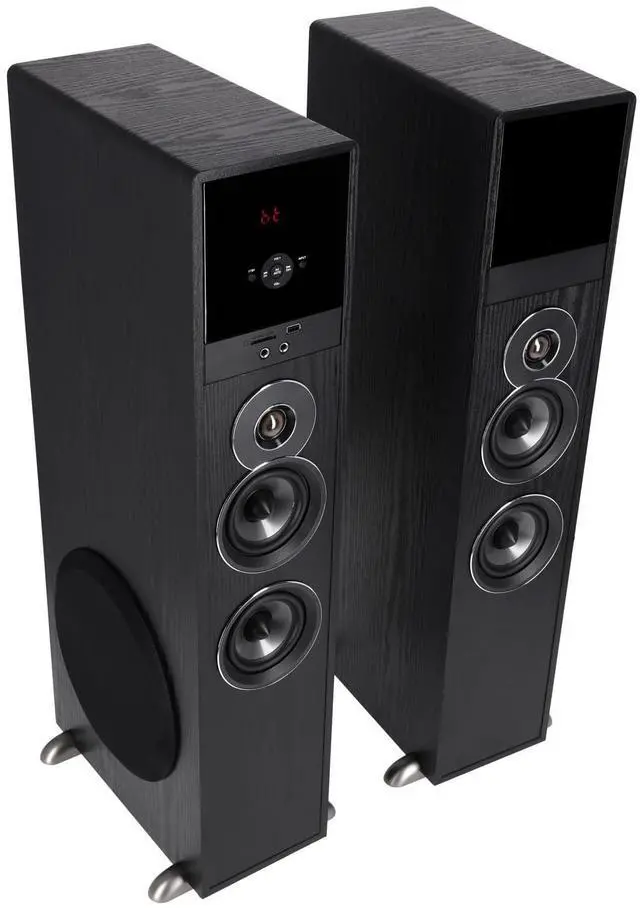 Main image of RockvilIe TM80B Bluetooth Home Theater Tower Speaker System+(2) 8" Subwoofers!