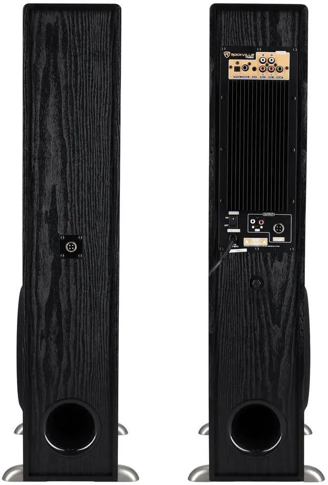 Alt view image 4 of 6 - RockvilIe TM80B Bluetooth Home Theater Tower Speaker System+(2) 8" Subwoofers!