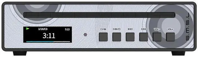 Main image of SMSL PL100 PRO Multi-Function CD Player 2X CS43131 High-End DAC Chips Supports Lossless MQA Playback with Remote Control (Black)