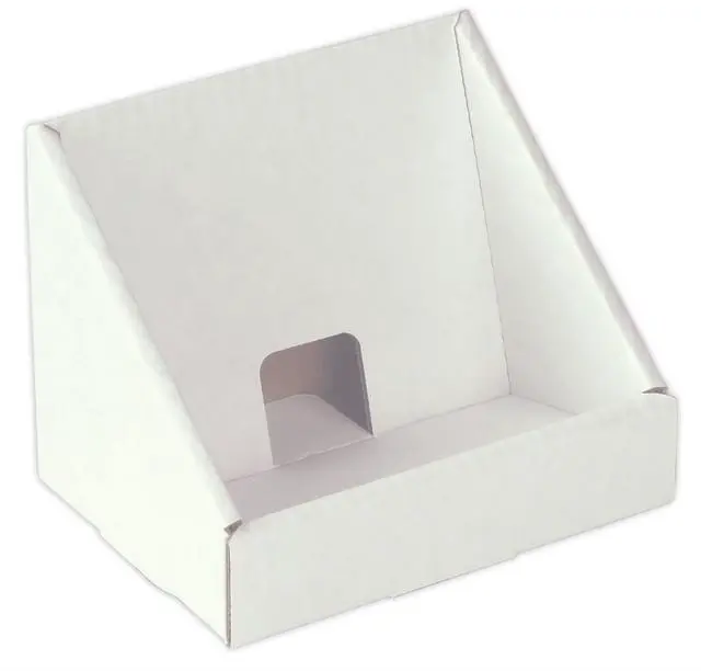 Main image of Cardboard CD Stand, Double-Walled Construction White Finish - Set of 25 (WC1CD)