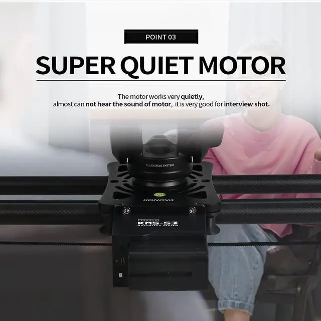 Alt view image 5 of 6 - New Motorized System KMS-S3 Wireless Bluetooth Connection for Live Motion and Timelapse Compatible with All Sliders Super Quiet