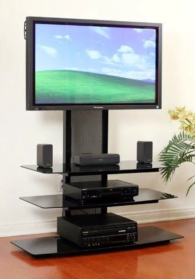 Alt view image 2 of 3 - TV Stand with Mount for 35 to 85-Inch LED/LCD