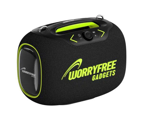 Alt view image 3 of 6 - Portable Bluetooth Speaker with Dual Wireless Mics with Volume Control, 120W, Tripod Stand, 10+ Hours Playtime, Big Bass TWS/USB/TF Card/AUX IPX6 Waterproof Party Box (Black)