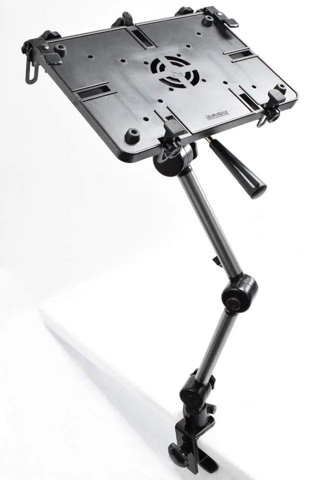 Main image of MS-426 Standard Car Tablet Laptop Mount Holder Stand w/C-Clamp Mount