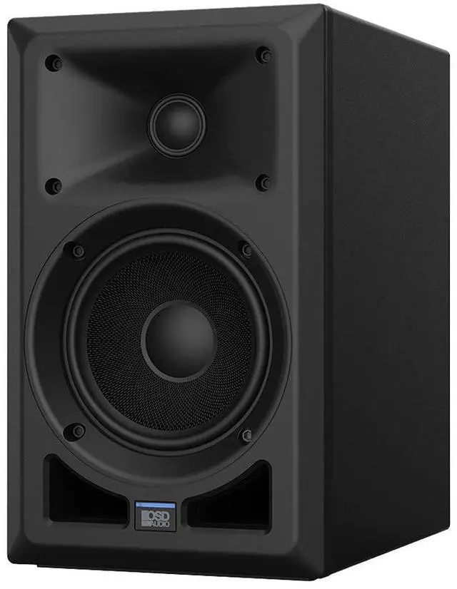 Main image of Nero AB5 Powered Studio Monitor Speaker, 5.25 Inch Active Bookshelf Speaker, 100W RMS Class D Amplifier, DSP, XLR, Jack and RCA Inputs, Black, Single