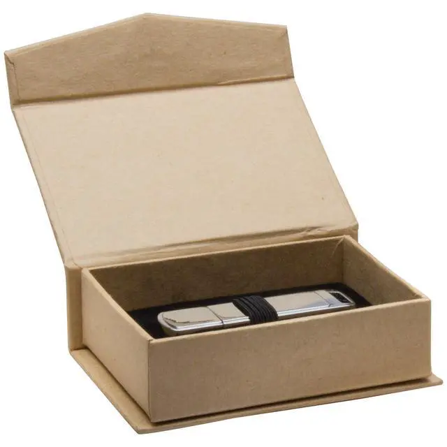 Alt view image 3 of 6 - Natural Kraft Paper Flash Drive Box - Pack of 50