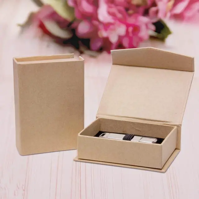 Alt view image 4 of 6 - Natural Kraft Paper Flash Drive Box - Pack of 50