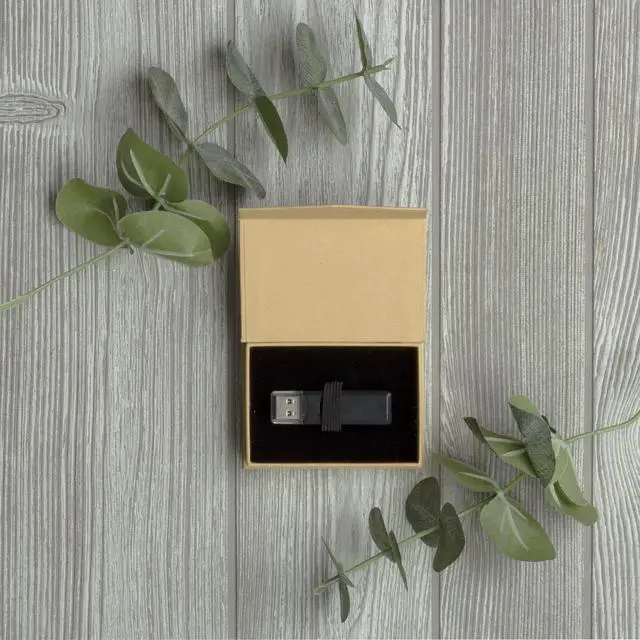 Alt view image 6 of 6 - Natural Kraft Paper Flash Drive Box - Pack of 50
