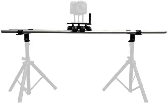 Main image of DEV 4 Dolly Modular Track Slider 3X 23 Rails, Frictionless Base Plate, 50lb Payload, Portable with Carry Bag