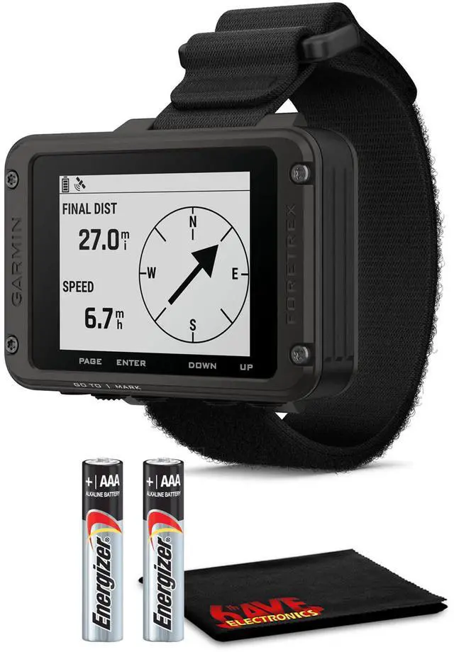 Main image of Foretrex 801 - Wrist Mounted GPS Navigator Bundle | For Hiking, Hunting & Outdoor Navigation | Multi-Band GNSS | Longer Battery Life