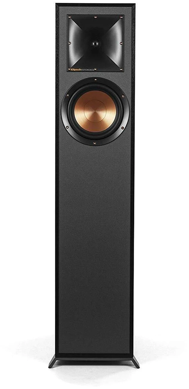 Alt view image 2 of 6 - R-610F Floorstanding Speaker, Black | Home audio and home theater with 1-inch aluminum tweeter, 6.5-inch copper woofer and