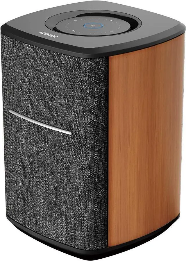 Main image of WiFi Smart Speaker Without Microphone, Works with Alexa, Supports AirPlay 2, Spotify,Tidal Connect, 40W RMS One-Piece Wi-Fi and Bluetooth Sound System, No Mic, MS50A