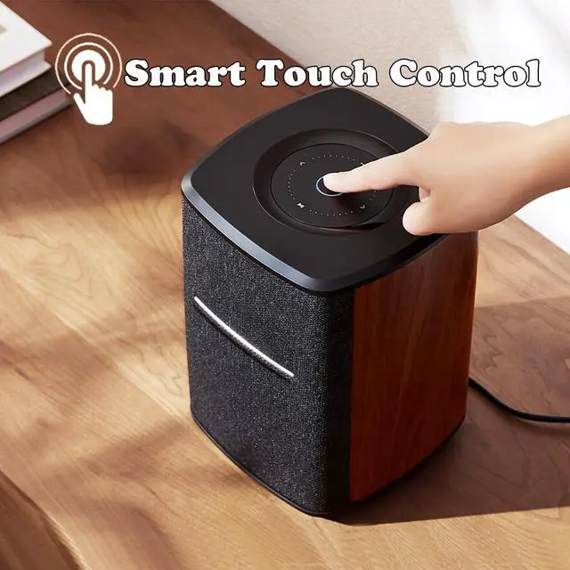 Alt view image 3 of 6 - WiFi Smart Speaker Without Microphone, Works with Alexa, Supports AirPlay 2, Spotify,Tidal Connect, 40W RMS One-Piece Wi-Fi and Bluetooth Sound System, No Mic, MS50A
