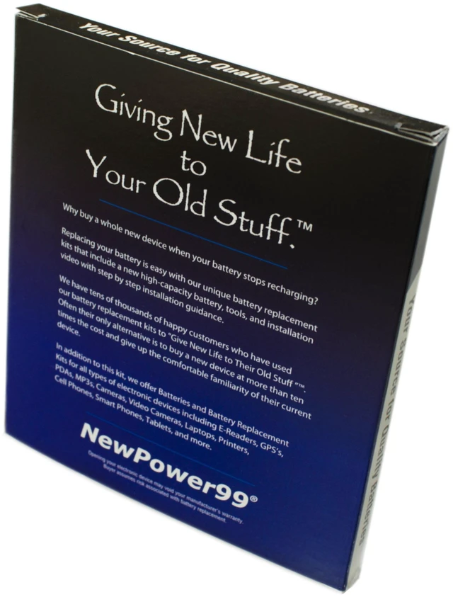 Alt view image 2 of 6 - Battery Kit for The Barnes and Noble Nook HD+ BNTV600 and BNTV600A with Free Tools, Video Instructions, and Long Life Battery from NewPower99