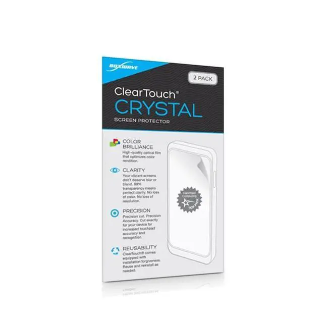 Alt view image 4 of 6 - Screen Protector Compatible with Pioneer DMH-2660NEX - ClearTouch Crystal (2-Pack), HD Film Skin - Shields from Scratches