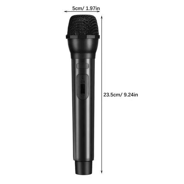 Alt view image 5 of 6 - Microphone Prop, Fake Plastic Microphone Prop, Simulate Realistic Speech Mic for Karaoke Stage Costume & Party