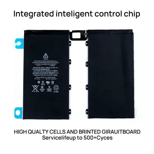 Alt view image 4 of 6 - A1577 Battery 020-00016 Compatible with iPad Pro 12.9 2015 1st Generation A1584 iPad Pro A1652 with Tools 3.77V 10307mAh