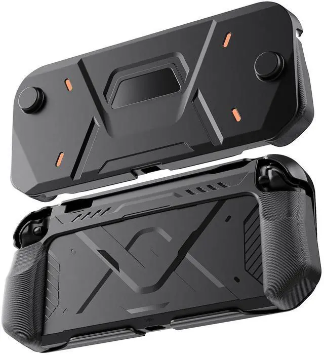 Main image of for Nintendo Switch 2 Case (2025 Release) Protective Handheld Case with Ergonomic Grip and Strap PC+TPU Grip Protective Cover Accessories Compatible with Switch 2 Console,Black