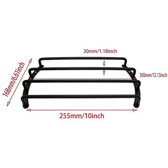 Alt view image 2 of 5 - SYCZUIOHU 10 Inch Car Bar Speaker Grill 4 Bars Subwoofer Grill Speaker Grill Cover Protector Guard Metal Black Subwoofer Grill