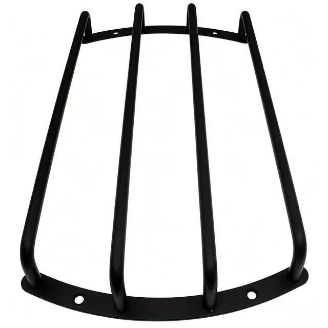 Alt view image 4 of 5 - SYCZUIOHU 10 Inch Car Bar Speaker Grill 4 Bars Subwoofer Grill Speaker Grill Cover Protector Guard Metal Black Subwoofer Grill
