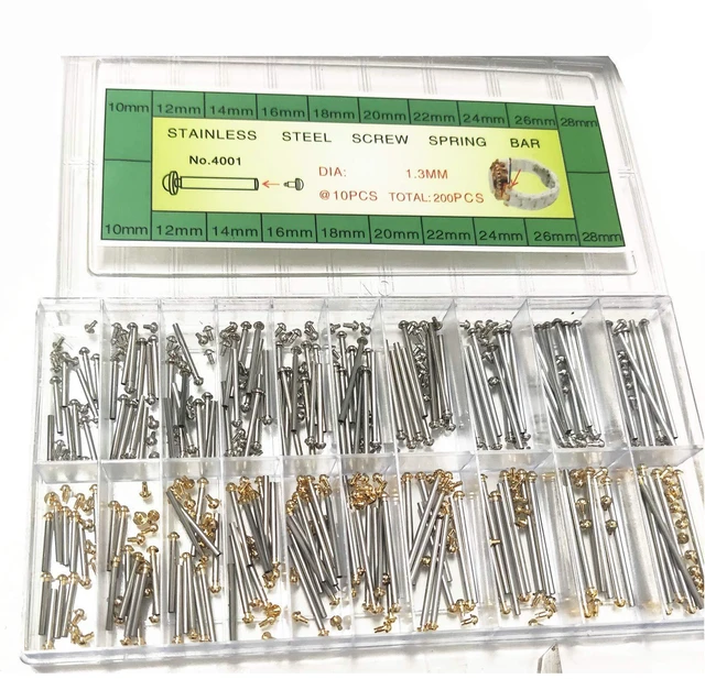 Alt view image 4 of 6 - Wholesale Watch Pin Friction Strap Pressure Bars and Rivet Ends Diameter 10-28mm
